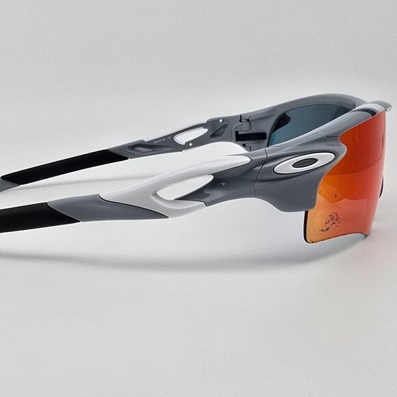 Oakley OO9181-29 RadarLock Path Fog Black Iridium Frame +Red Iridium Sunglasses - Picture 5 of 16